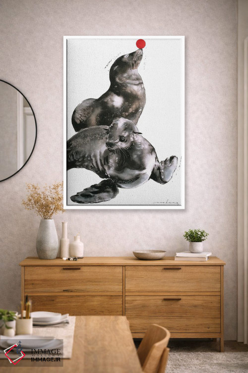 تابلو دکوراتیو لذت آرامش اثر سو بنگ لیم - D1W