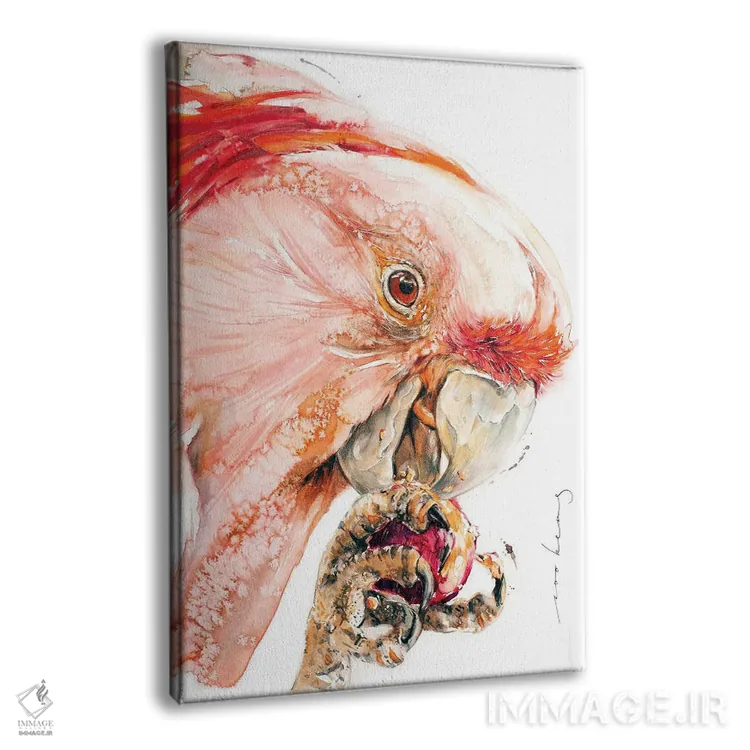 تابلو دکوراتیو کاکاتوآ اثر سو بنگ لیم - نمای پرسپکتیو محصول