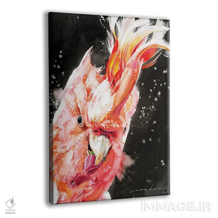 تابلو دکوراتیو کاکاتوآ II اثر سو بنگ لیم - نمای پرسپکتیو محصول