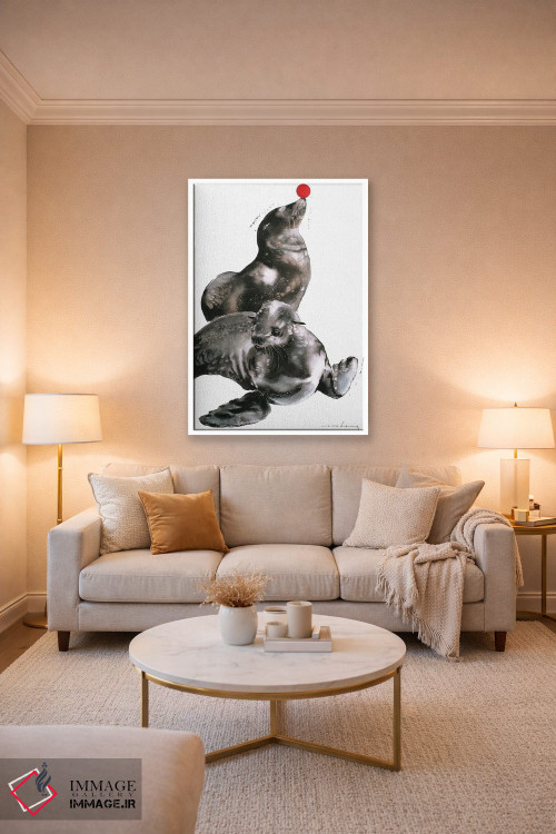 تابلو دکوراتیو لذت آرامش اثر سو بنگ لیم - D3W