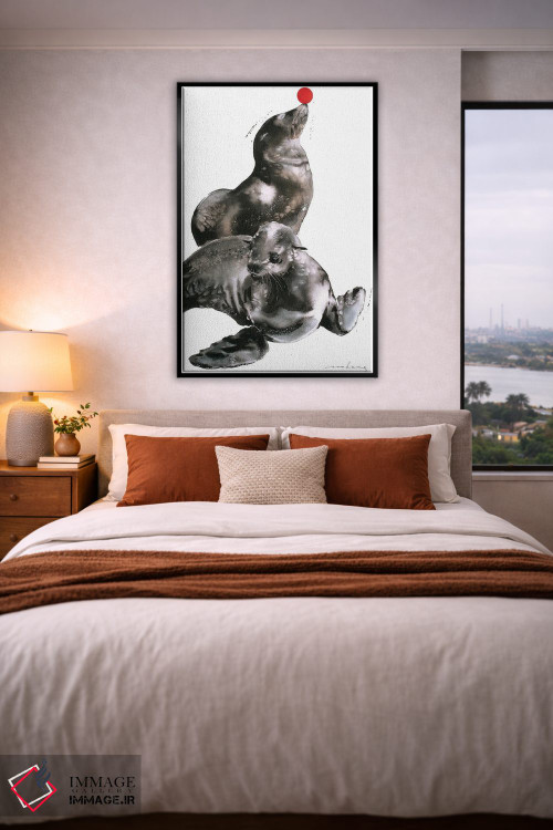 تابلو دکوراتیو لذت آرامش اثر سو بنگ لیم - D4B