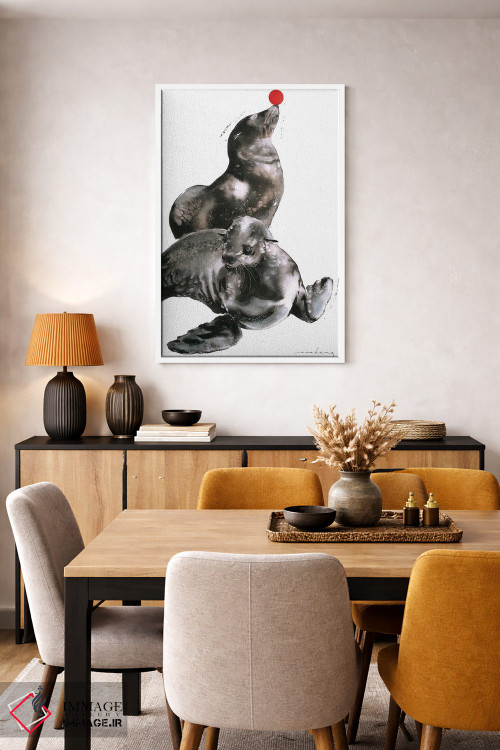 تابلو دکوراتیو لذت آرامش اثر سو بنگ لیم - D5W