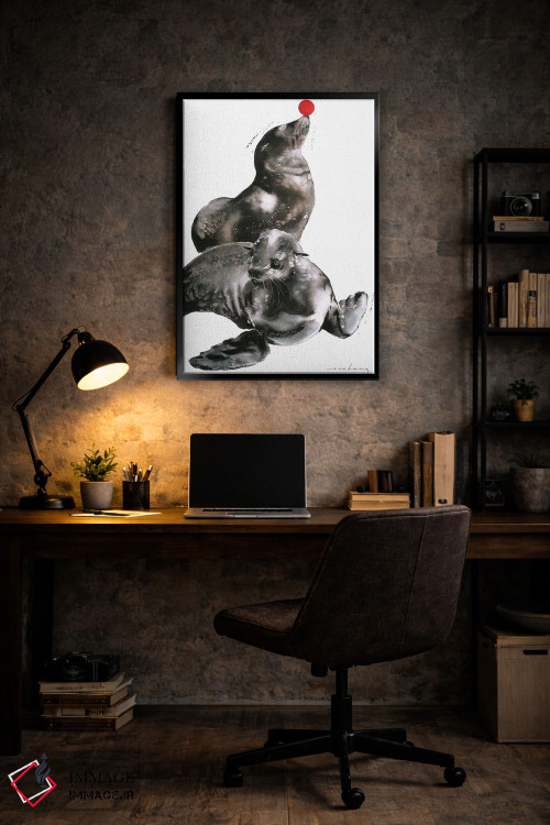 تابلو دکوراتیو لذت آرامش اثر سو بنگ لیم - D6B