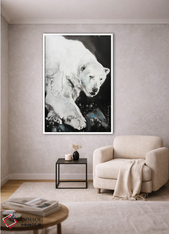 تابلو دکوراتیو هیولای یخی اثر سو بنگ لیم - D1W