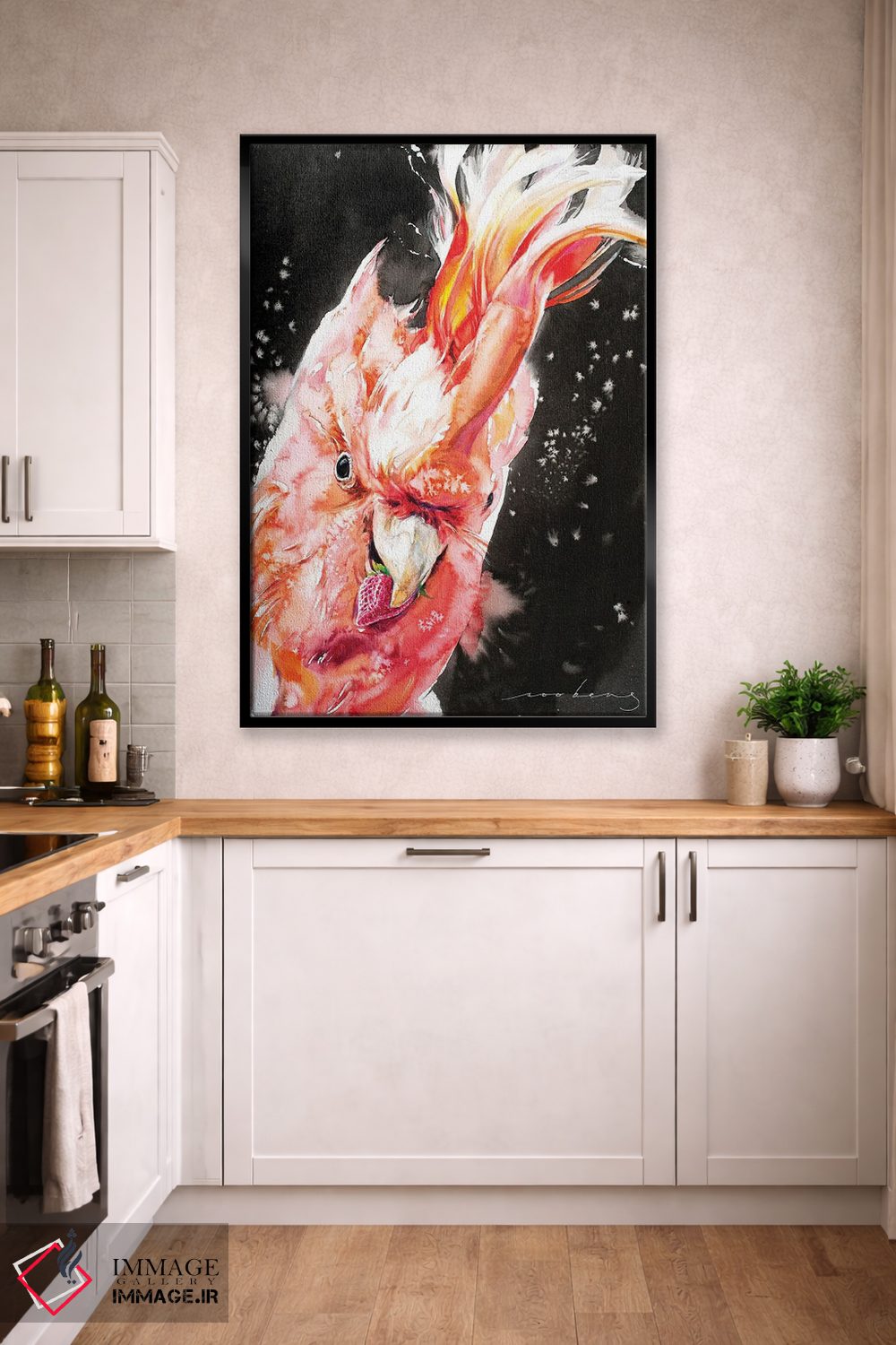 تابلو دکوراتیو کاکاتوآ II اثر سو بنگ لیم - D2B