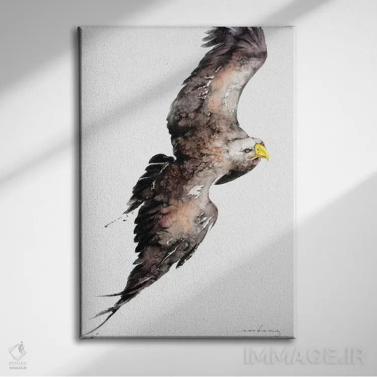 تابلو دکوراتیو اوج گیری بر فراز II اثر سو بنگ لیم - نمای روبهرو روی دیوار