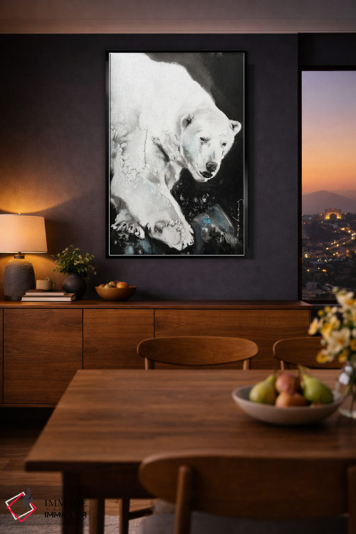 تابلو دکوراتیو هیولای یخی اثر سو بنگ لیم - D2B