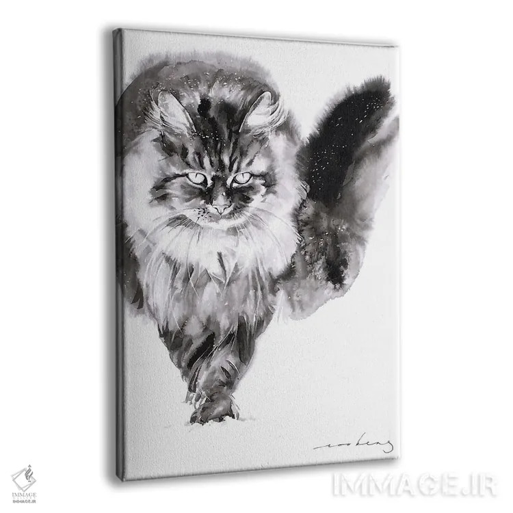 تابلو دکوراتیو قدم زنی زمستانی اثر سو بنگ لیم - نمای پرسپکتیو محصول