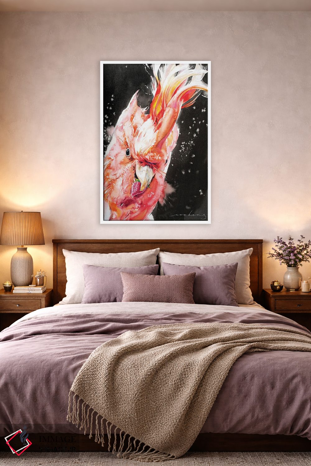 تابلو دکوراتیو کاکاتوآ II اثر سو بنگ لیم - D3W