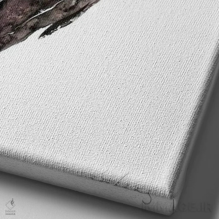 تابلو دکوراتیو اوج گیری بر فراز II اثر سو بنگ لیم - نمای نزدیک بافت بوم