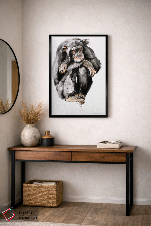 تابلو دکوراتیو افسردگی قرنطینه اثر سو بنگ لیم - D5B