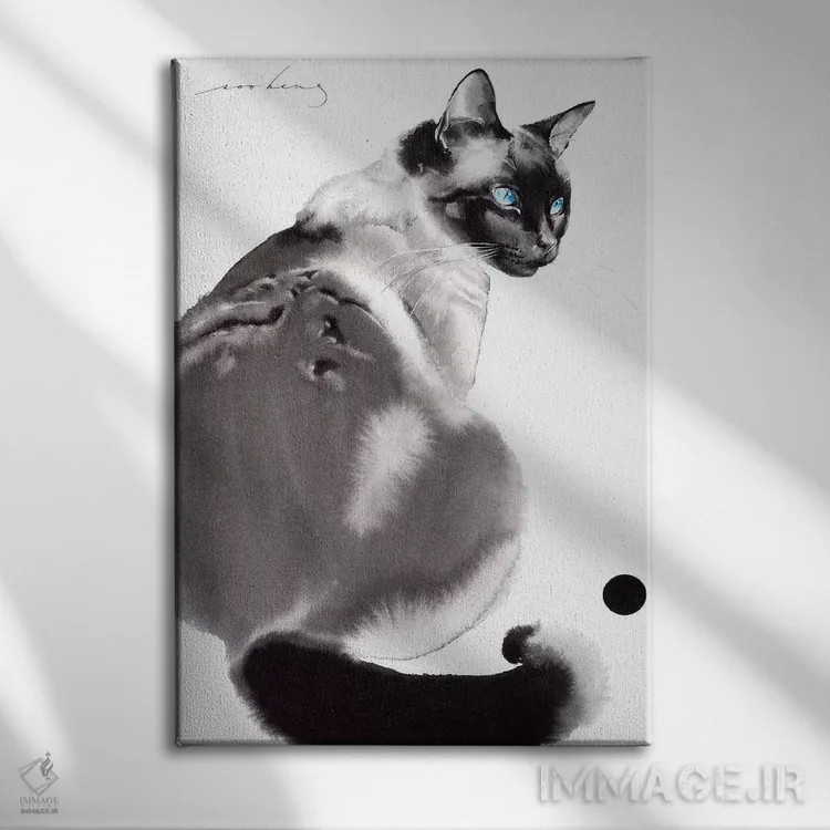 تابلو دکوراتیو پس از زمان بازی II اثر سو بنگ لیم - نمای روبهرو روی دیوار