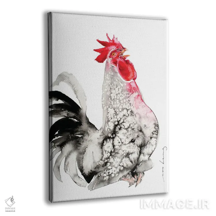 تابلو دکوراتیو قار قار صبح اثر سو بنگ لیم - نمای پرسپکتیو محصول