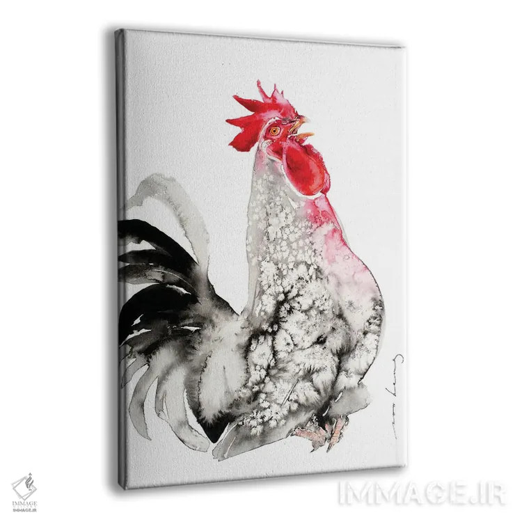 تابلو دکوراتیو قار قار صبح اثر سو بنگ لیم - نمای پرسپکتیو محصول