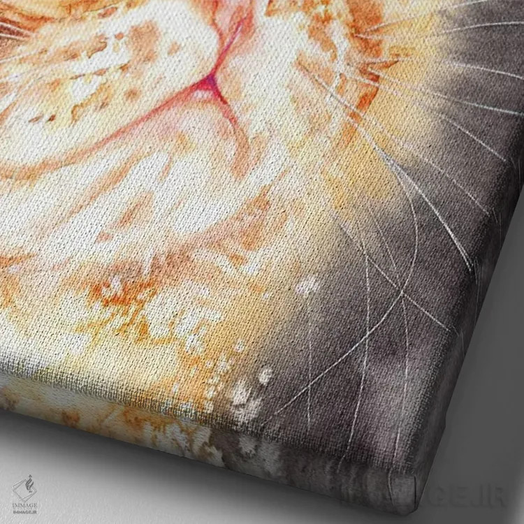 تابلو دکوراتیو دوستان بالدار II اثر سو بنگ لیم - نمای نزدیک بافت بوم