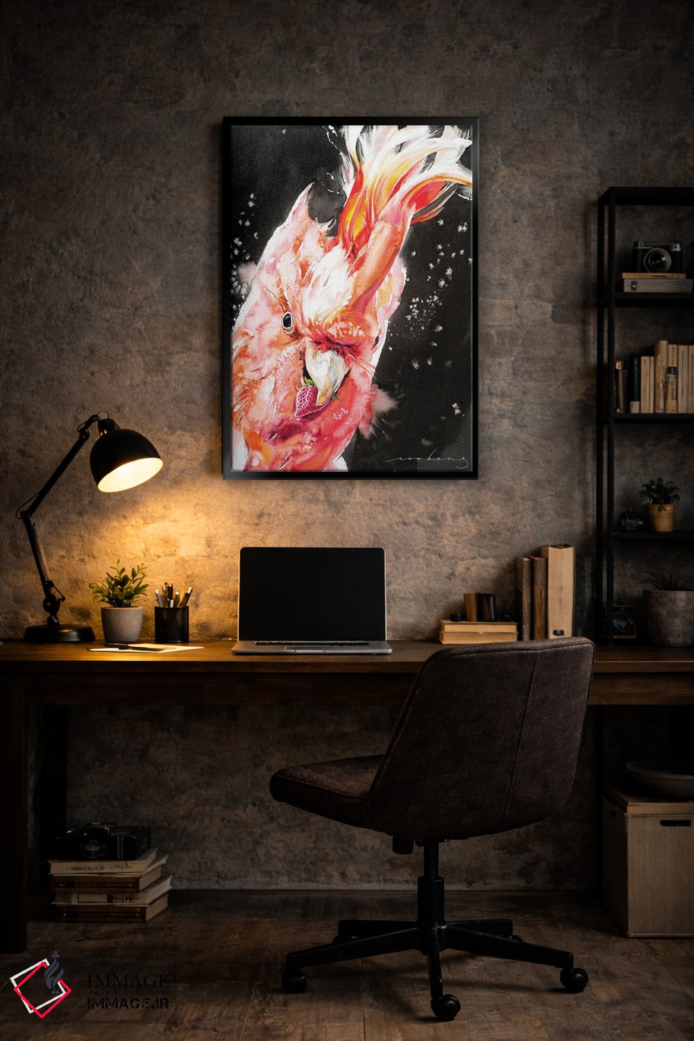 تابلو دکوراتیو کاکاتوآ II اثر سو بنگ لیم - D6B