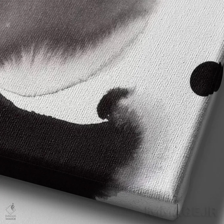 تابلو دکوراتیو پس از زمان بازی II اثر سو بنگ لیم - نمای نزدیک بافت بوم