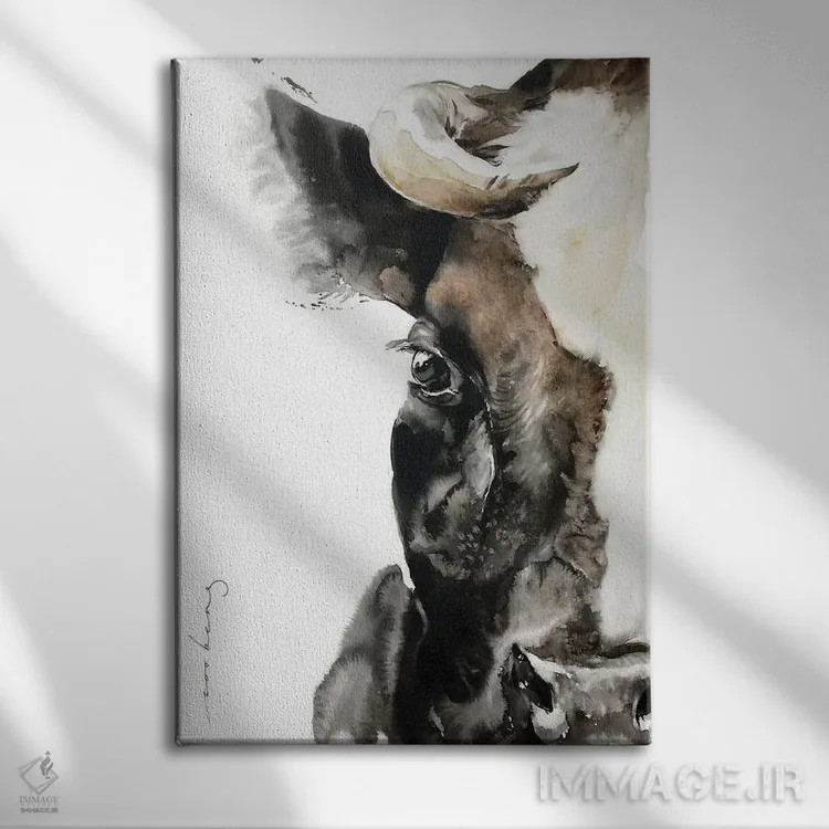 تابلو دکوراتیو نیو ۷ اثر سو بنگ لیم - نمای روبهرو روی دیوار