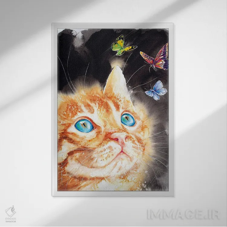 تابلو دکوراتیو دوستان بالدار II اثر سو بنگ لیم - نمای قابدار سفید