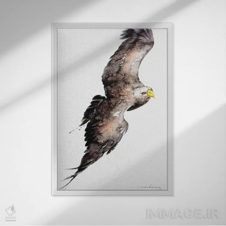 تابلو دکوراتیو اوج گیری بر فراز II اثر سو بنگ لیم - نمای قابدار سفید