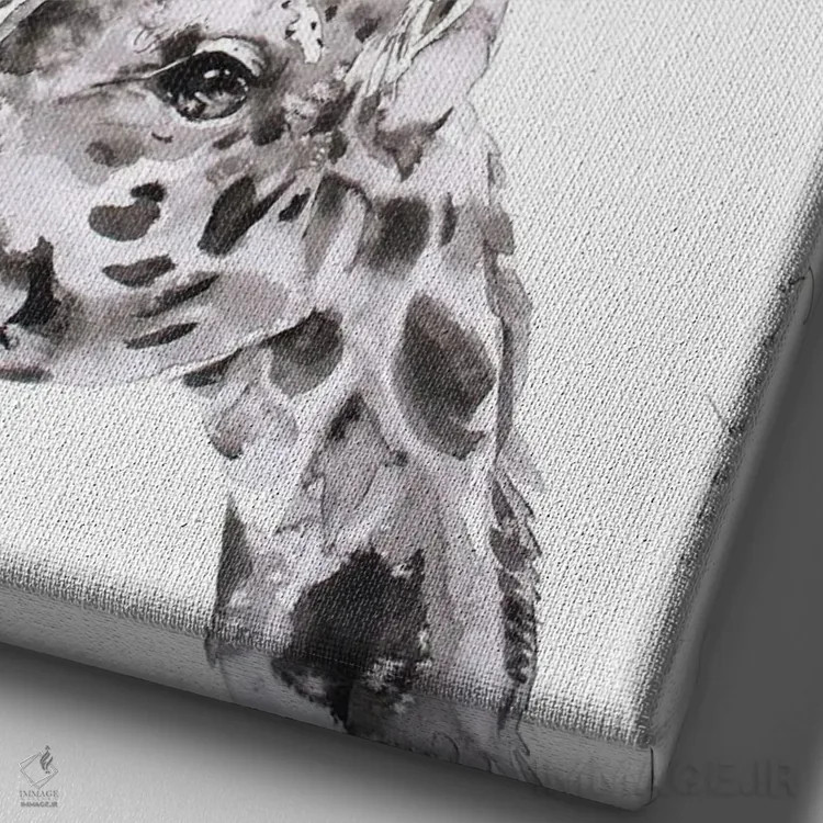 تابلو دکوراتیو پیوند بلندمرتبه اثر سو بنگ لیم - نمای نزدیک بافت بوم