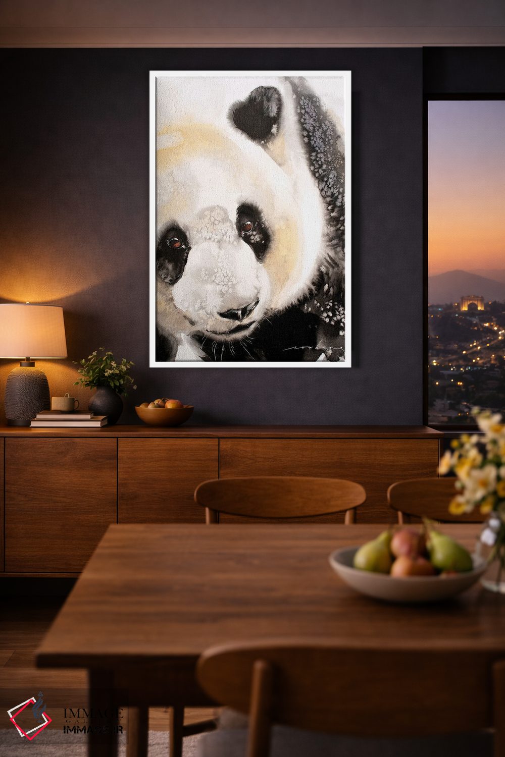تابلو دکوراتیو آزمایش پاندا II اثر سو بنگ لیم - D4W