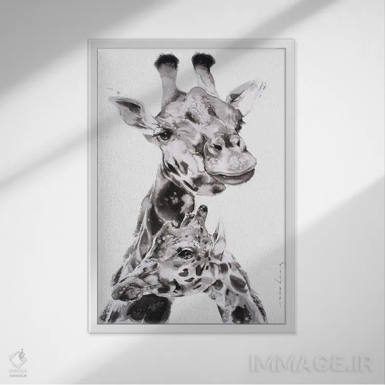 تابلو دکوراتیو پیوند بلندمرتبه اثر سو بنگ لیم - نمای قابدار سفید