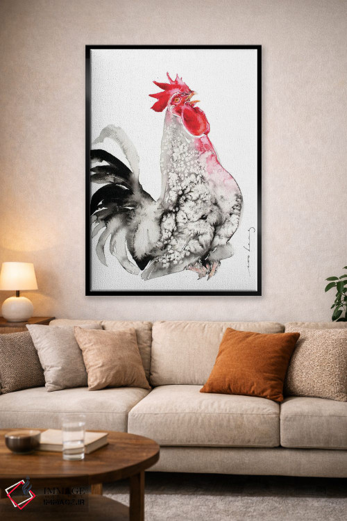 تابلو دکوراتیو قار قار صبح اثر سو بنگ لیم - D1B