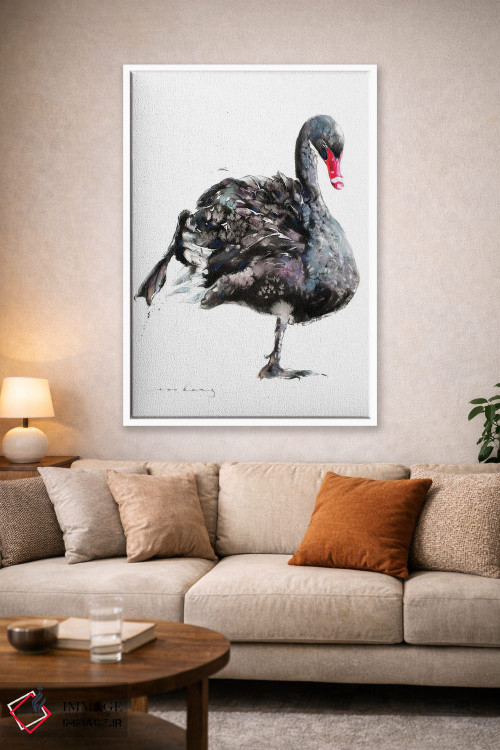 تابلو دکوراتیو باله قوها اثر سو بنگ لیم - D1W