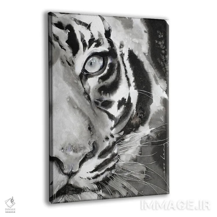 تابلو دکوراتیو ببر آبی III اثر سو بنگ لیم - نمای پرسپکتیو محصول