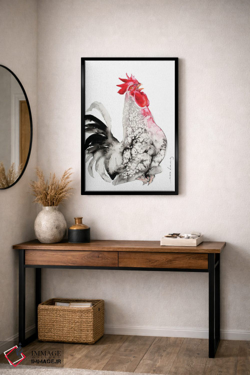 تابلو دکوراتیو قار قار صبح اثر سو بنگ لیم - D5B