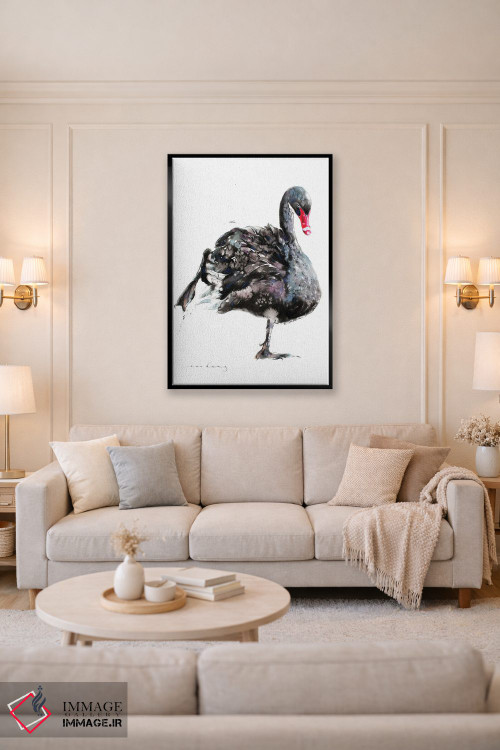 تابلو دکوراتیو باله قوها اثر سو بنگ لیم - D4B