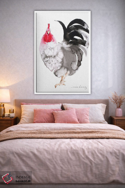 تابلو دکوراتیو جذابیت خروس اثر سو بنگ لیم - D1W