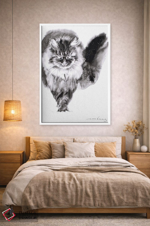 تابلو دکوراتیو قدم زنی زمستانی اثر سو بنگ لیم - D1W