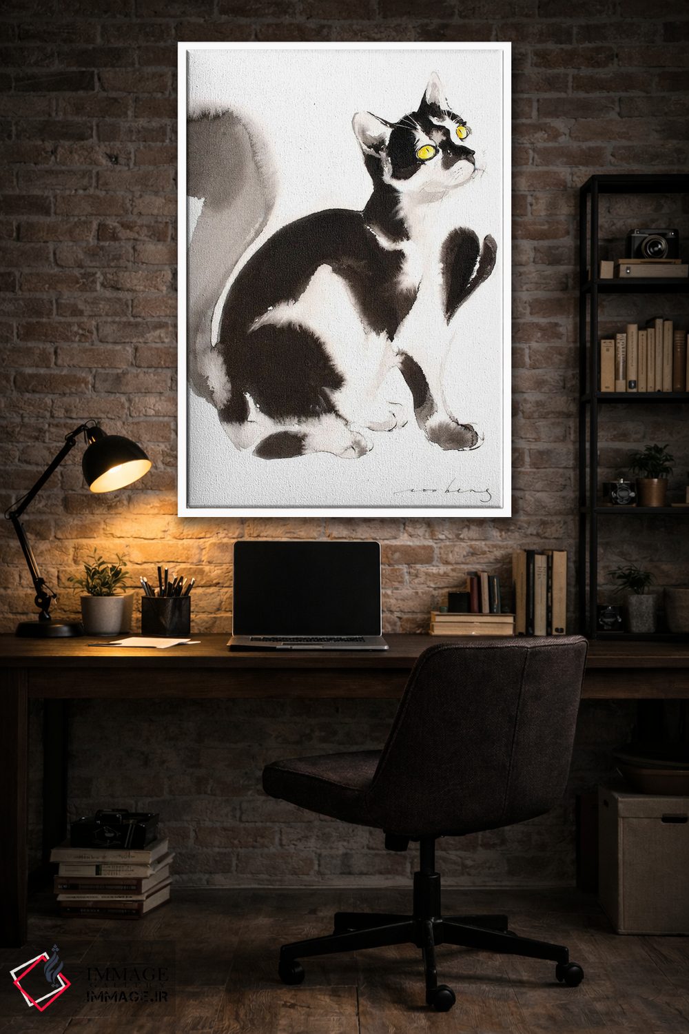 تابلو دکوراتیو جذابیت دلبر اثر سو بنگ لیم - D3W