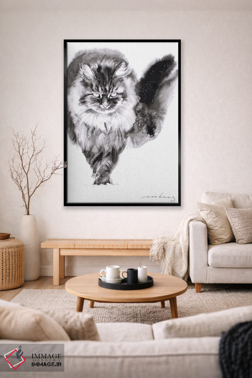 تابلو دکوراتیو قدم زنی زمستانی اثر سو بنگ لیم - D2B