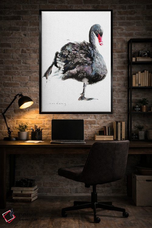 تابلو دکوراتیو باله قوها اثر سو بنگ لیم - D5B