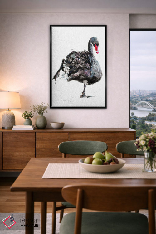 تابلو دکوراتیو باله قوها اثر سو بنگ لیم - D6B