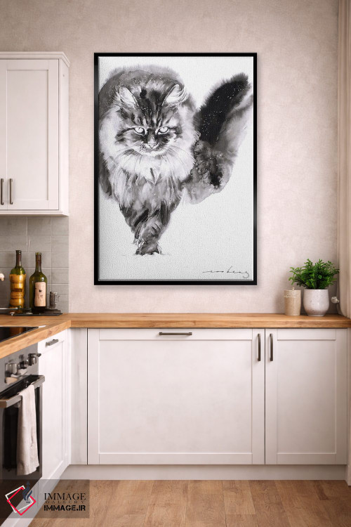 تابلو دکوراتیو قدم زنی زمستانی اثر سو بنگ لیم - D3B