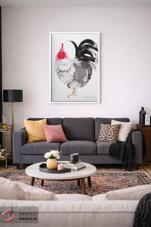 تابلو دکوراتیو جذابیت خروس اثر سو بنگ لیم - D3W