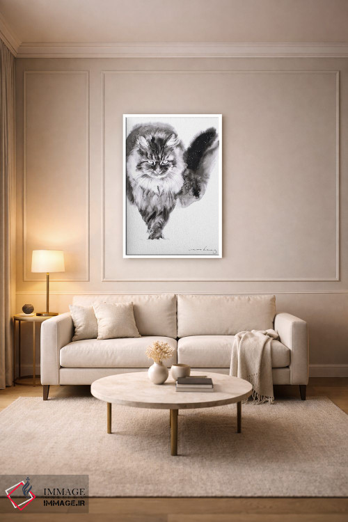 تابلو دکوراتیو قدم زنی زمستانی اثر سو بنگ لیم - D4W