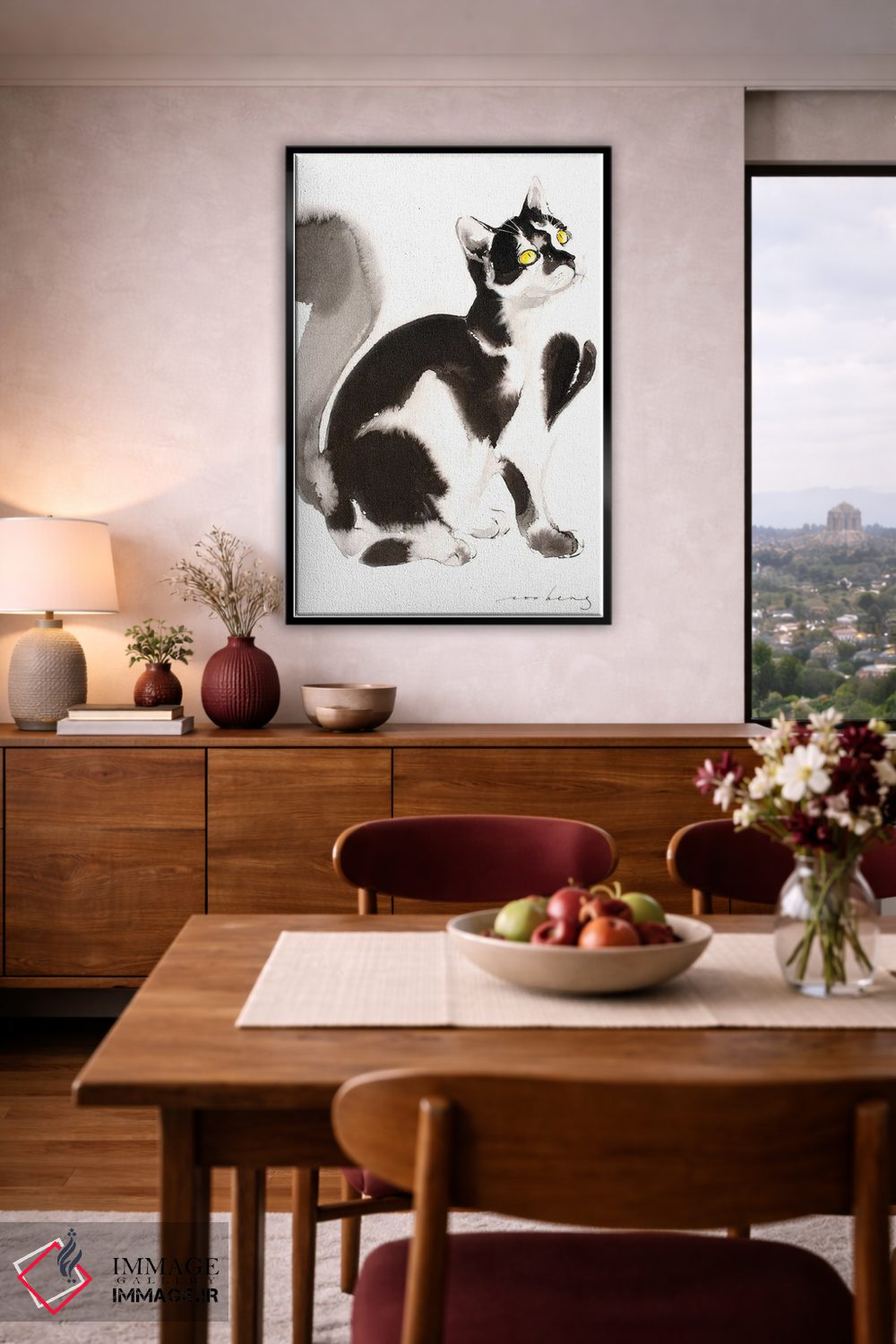 تابلو دکوراتیو جذابیت دلبر اثر سو بنگ لیم - D5B