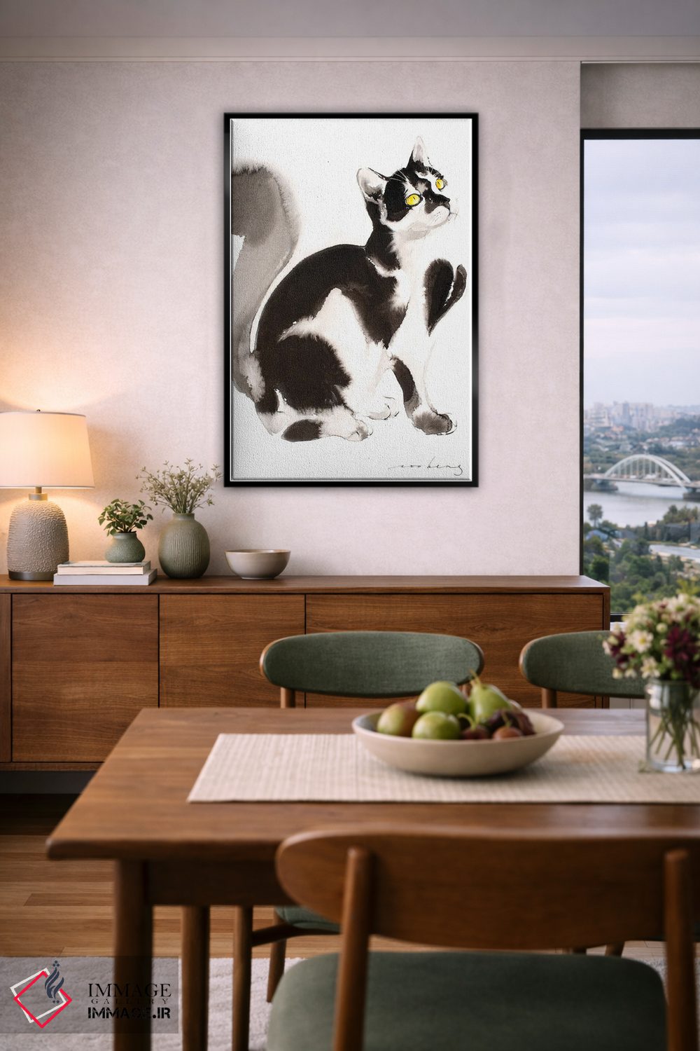 تابلو دکوراتیو جذابیت دلبر اثر سو بنگ لیم - D6B