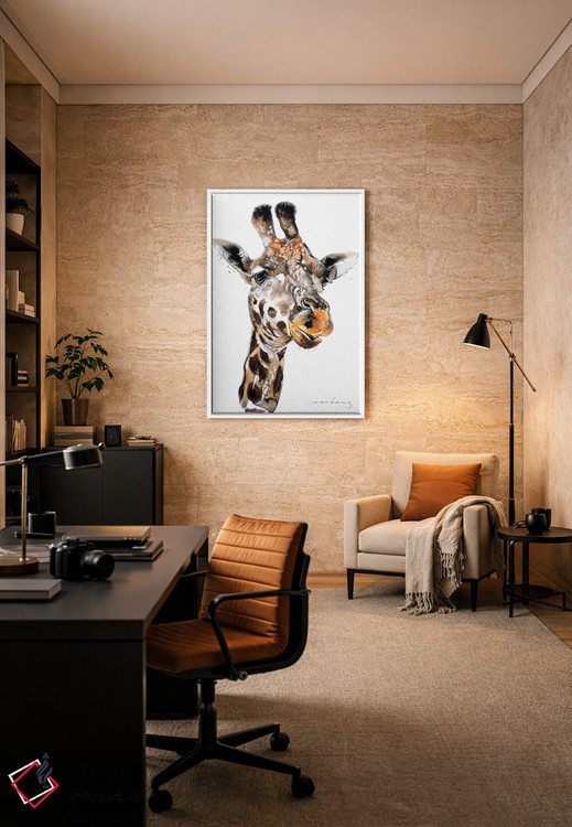 تابلو دکوراتیو زرافه III اثر سو بنگ لیم - D6W