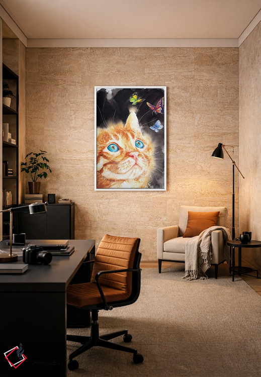 تابلو دکوراتیو دوستان بالدار II اثر سو بنگ لیم - D6W