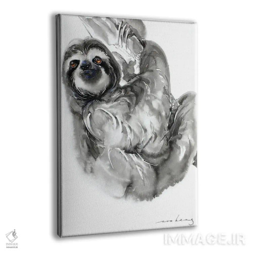 تابلو دکوراتیو تنبلی II اثر سو بنگ لیم - نمای پرسپکتیو محصول