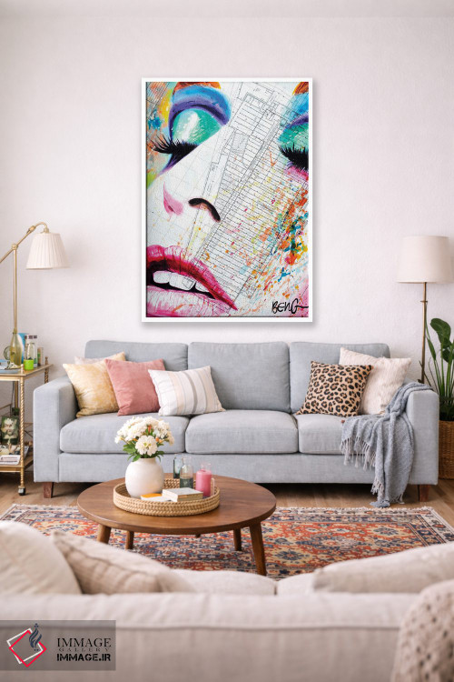 تابلو دکوراتیو زن معاصر III اثر سو بنگ لیم - D1W