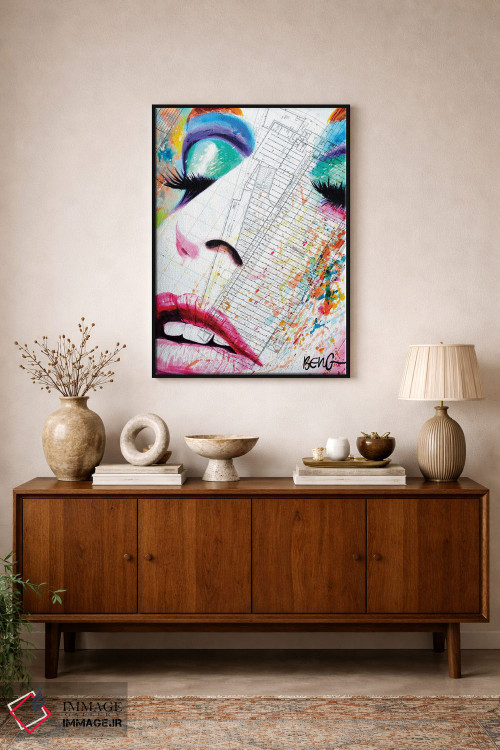 تابلو دکوراتیو زن معاصر III اثر سو بنگ لیم - D2B