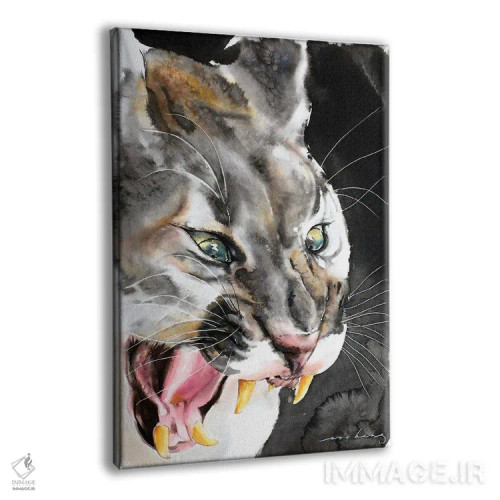 تابلو دکوراتیو غرش شیر اثر سو بنگ لیم - نمای پرسپکتیو محصول
