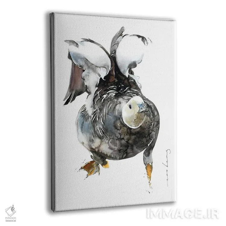 تابلو دکوراتیو بال های لرزان اثر سو بنگ لیم - نمای پرسپکتیو محصول